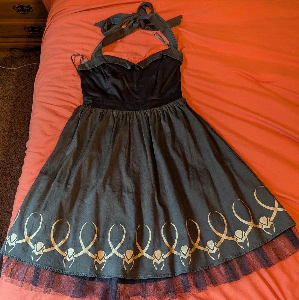 Her Universe Limited Edition Olive Green Apparel - Loki Dress